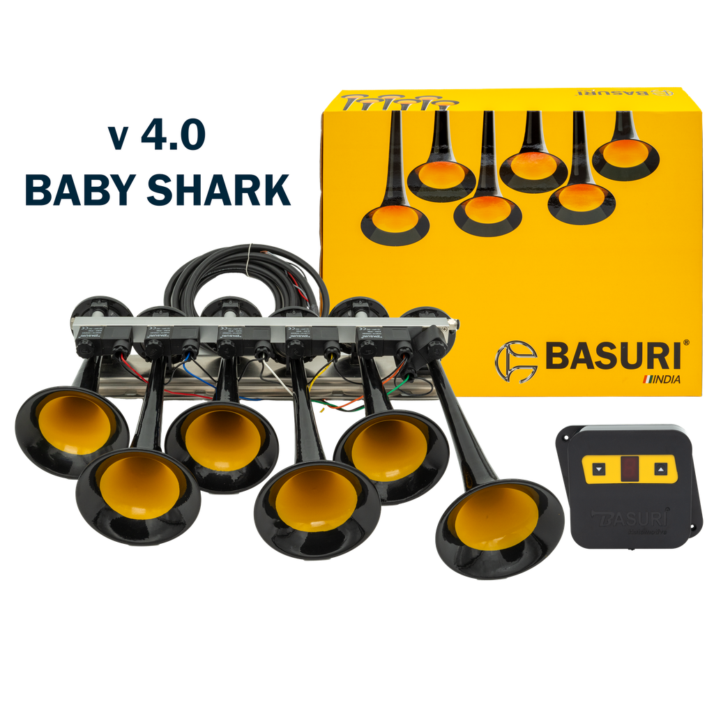 Basuri Baby Shark Air Horn 4.0 12/24V - 22 Melodies | Strands