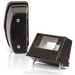 [5800048] Halogeen Kentekenplaatlicht 12-24V | Zwart