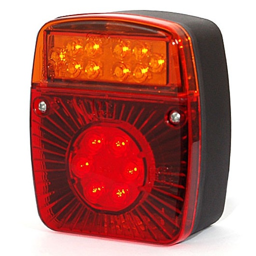 [5800050] 3-Kamer Achterlicht voor Trailer 12-24V
