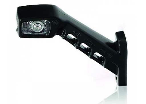 [5800361H-2] 3-Kleuren LED Breedtelamp 185mm | Rechts (+2 Meter Kabel)