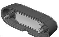 [5810025] Houder Vlakke Montage voor SLD Markeerverlichting 810020 - 810024